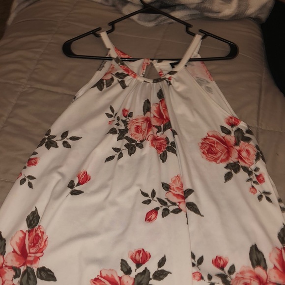 Rue21 Tops - floral whit blouse Rue21 Tops - floral whit blouse